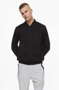 H&M DryMove jacket Sportbekleidung Herren Schwarz | YNW-015846