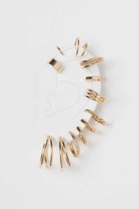 H&M Ear Cuffs Ohrringe Damen Gold | DCG-162579