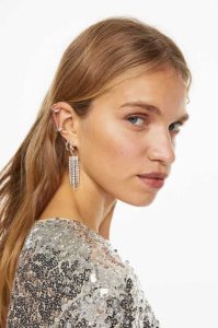 H&M Ear Cuffs Ohrringe Damen Silber | UAV-971486