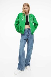 H&M Embroidered Baseball Jacke Damen Hellbeige | HLY-312865