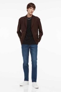 H&M Essentials No 2: THE Jeans Herren Blau | CDQ-610859