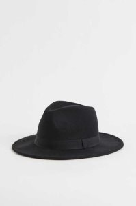 H&M Felt Hüte Damen Schwarz | EIZ-794518