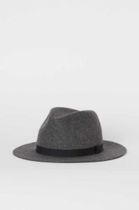H&M Felted Wolle Hüte Herren Schwarz | SCZ-176539