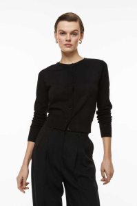H&M Fine-knit Cardigan Pullover Damen Dunkelgrau | RCZ-148965