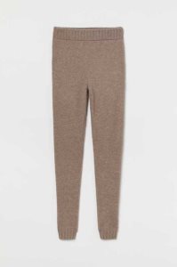 H&M Fine-knit Leggings Loungewear Damen Dunkelbraun | ZKE-493721