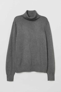 H&M Fine-knit Turtleneck Pullover Damen Dunkelgrün | FET-416823