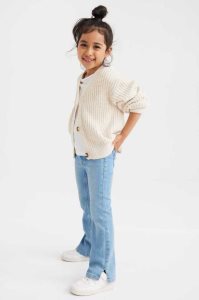 H&M Flare Fit Jeans Kinder Schwarz | UMK-876541