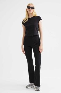 H&M Flared Leggings Hose Damen Dunkelgrau | PLF-069548