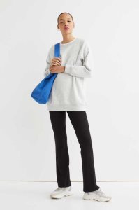 H&M Flared Leggings Hose Damen Schwarz | IHT-614897