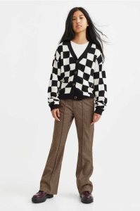 H&M Flared Pants Kurzes Kleid Kinder Schwarz | FLT-825769