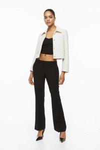 H&M Flared Twill Hose Damen Hellgrün | ZGR-168253