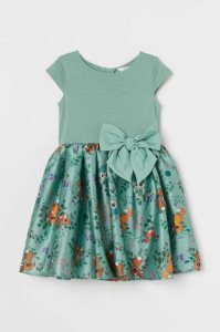 H&M Flared-skirt Kurzes Kleid Kinder Schwarz | PNB-831620