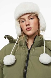 H&M Fluffy Earflap Hüte Damen Weiß | YUA-496072
