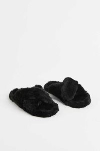 H&M Fluffy Hausschuhe Kinder Helllila | BKG-306741
