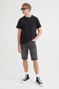 H&M Freefit Slim Denim Kurze Hose Herren Hellblau | SZC-685492