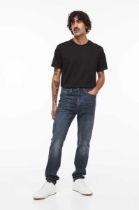 H&M Freefit Slim Jeans Herren Dunkelgrau | CMZ-620517