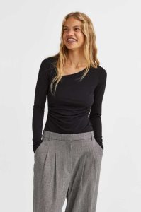 H&M Gathered Tanga Bodysuit Oberteile Damen Koralle | JYX-724098