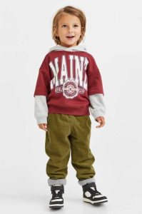 H&M Gefütterte Corduroy Jogginghose Kinder Olivgrün Grün | FNY-203784