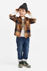 H&M Gefütterte Denim Jogginghose Kinder Schwarz | XGF-849317