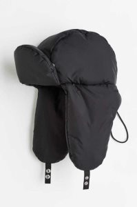 H&M Gepolstert Earflap Hüte Damen Schwarz | OIK-930681