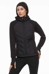 H&M Gepolstert Mit Kapuze Outdoor Jacket Sportbekleidung Damen Navy Blau | DBL-908645