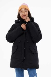 H&M Gepolstert Nylon Parka Oberbekleidung Kinder Schwarz | JLB-865731
