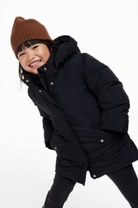 H&M Gepolstert Nylon Parka Oberbekleidung Kinder Dunkelolivgrün Grün | XNW-469072