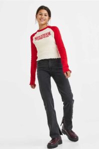 H&M Gerade Fit Jeans Kinder Hellblau | FOC-649028