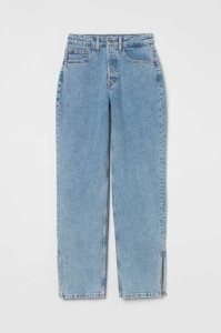 H&M Gerade High Jeans Damen Weiß | FEL-532601