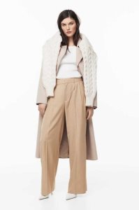 H&M Gerade Hose Damen Beige | WML-420761