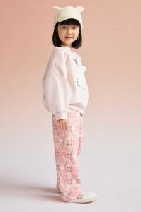 H&M Gerade Printed Jogginghose Kinder Rosa | SWZ-039651
