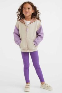 H&M Gerippt Baumwoll Leggings Kinder Rosa | LDQ-237960