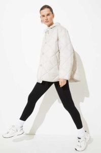 H&M Gesteppt Jacke Damen Weiß | NMY-546827