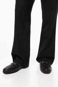 H&M Gesteppt Mule Loafers Herren Schwarz | ISF-723691