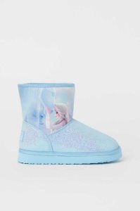 H&M Glittery Printed Stiefel Kinder Helllila | JUD-057392