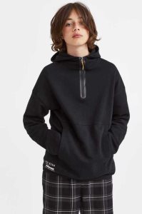 H&M Half-zip Hoodie Kinder Beige | HSW-816503