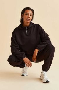 H&M Half-zip Sports Hoodie Damen Weiß | KVU-465038