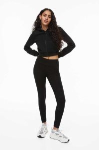 H&M High Taille Leggings Hose Damen Grün | CWF-926571