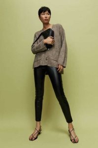 H&M High Taille Leggings Hose Damen Schwarz | VIQ-013857