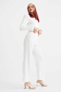 H&M High-waist Kleider Hose Damen Rot | MIT-027315