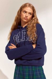 H&M Hoodie Damen Hellblau | RWT-284695
