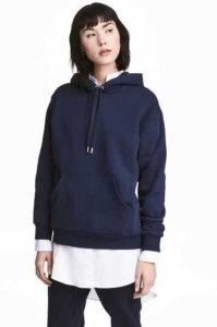 H&M Hoodie Damen Mintfarben Grün | IXL-672531