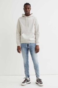 H&M Hybrid Regular Tapered Joggers Jeans Herren Blau | TBF-081936
