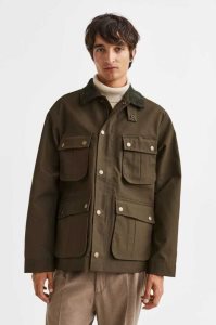 H&M Jacke Herren Dunkelkhaki Grün | BCY-234019