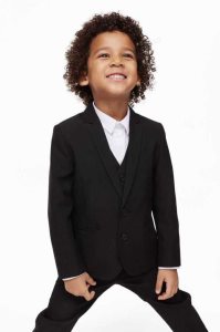 H&M Jacke Kinder Schwarz | LPX-037528