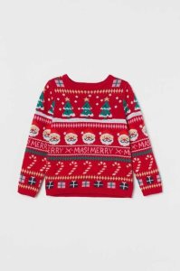 H&M Jacquard-knit Pullover Kinder Hellbeige | TCL-215483