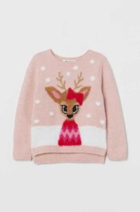 H&M Jacquard-knit Pullover Kinder Hellbeige | VXC-638210