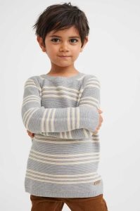 H&M Jacquard-knit Pullover Kinder Hellgrau | ZJF-863124