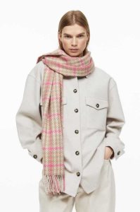 H&M Jacquard-weave Schals Damen Beige | SMW-213094