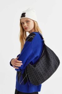 H&M Jacquard-weave Shoulder Tasche Damen Hellbeige | MVD-816927